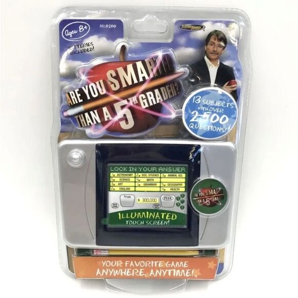 New Techno Source Are You Smarter Than A 5th Grader Hand-Held Electronic Game - Picture 1 of 2